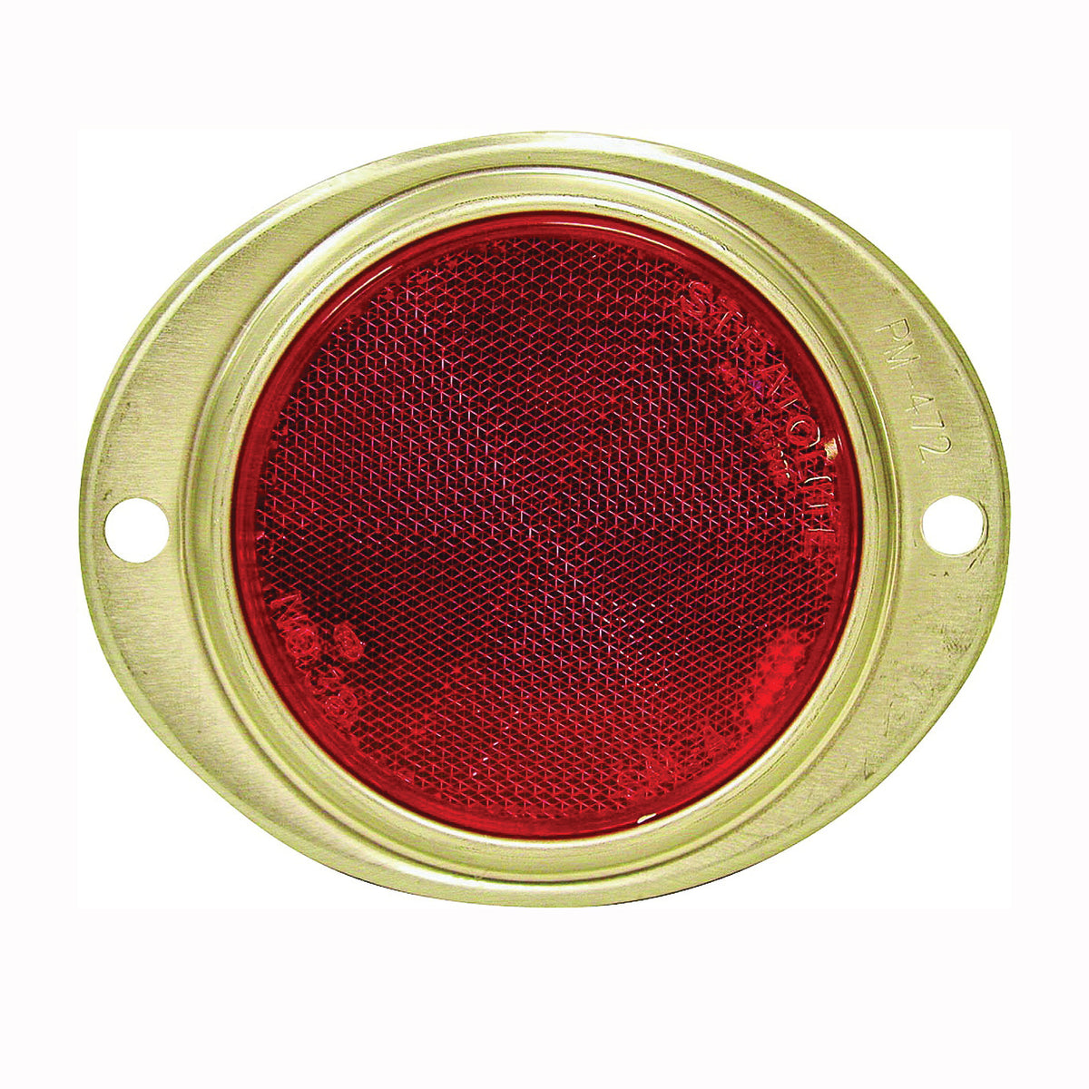 PM V472 V472R Oval Reflector, Red Reflector