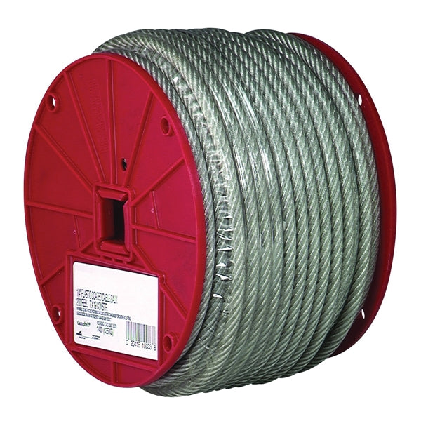 Campbell 7000397 Aircraft Cable, 3/32 in Dia, 250 ft L, 184 lb Working Load, Steel