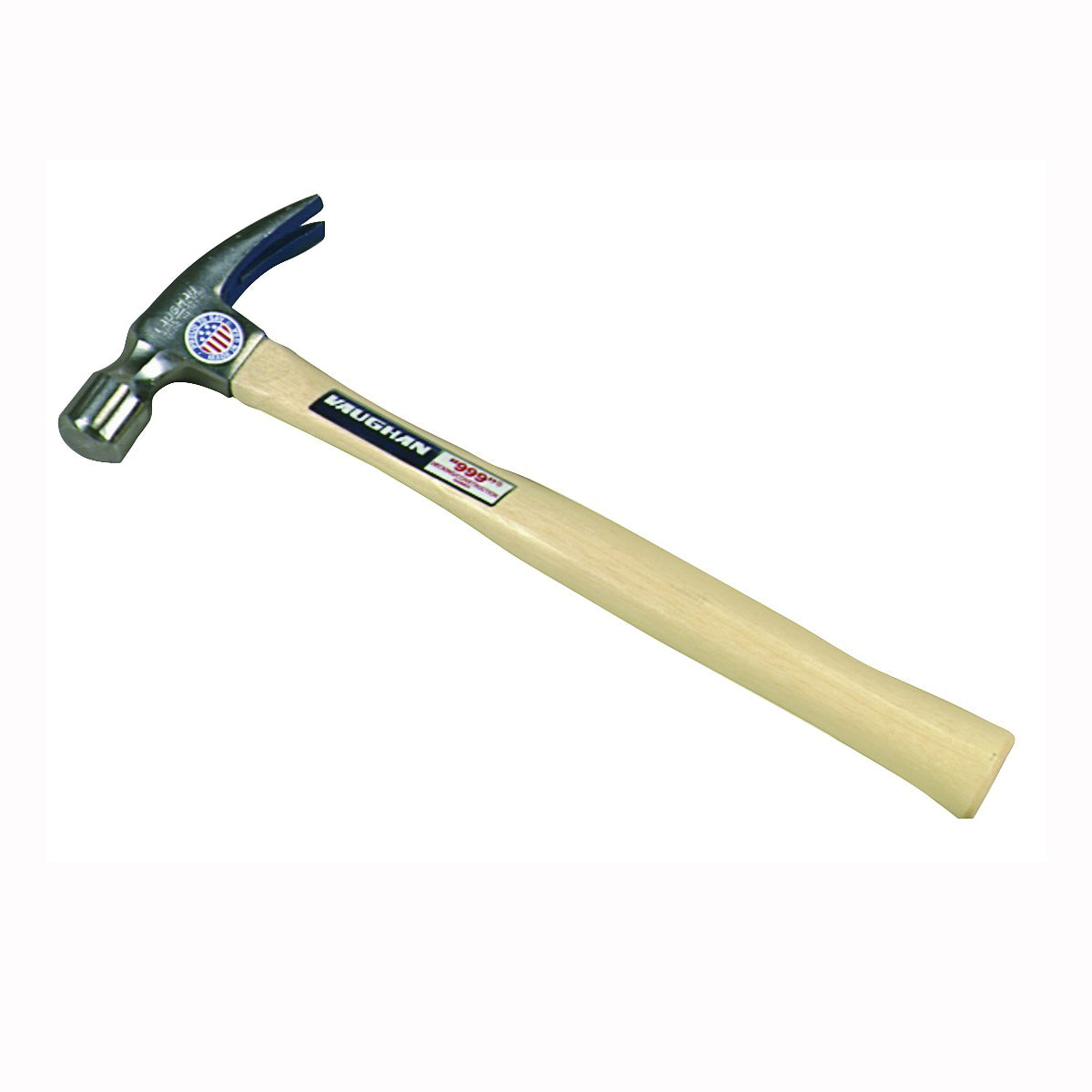 Vaughan 707M Hammer, 32 oz Head, Rip Framing, Straight Claw, Milled Head, Steel Head, 18 in OAL