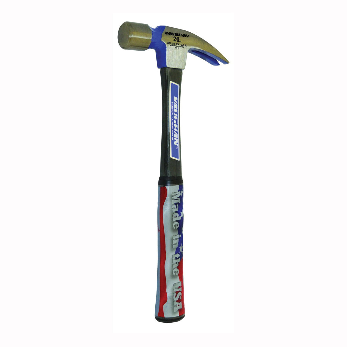 Vaughan FS999 Hammer, 20 oz Head, Straight Claw, Smooth Head, HCS Head, 14 in OAL