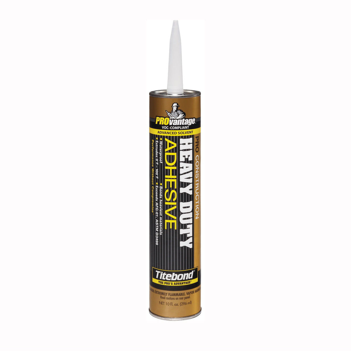 Titebond PROvantage 5251 Construction Adhesive, Light Brown, 10 oz Cartridge