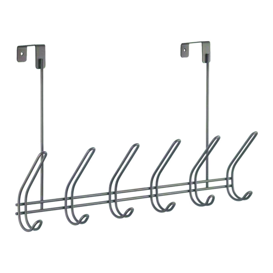 iDESIGN Classico 44002 Rack, 6-Hook, Steel, Chrome