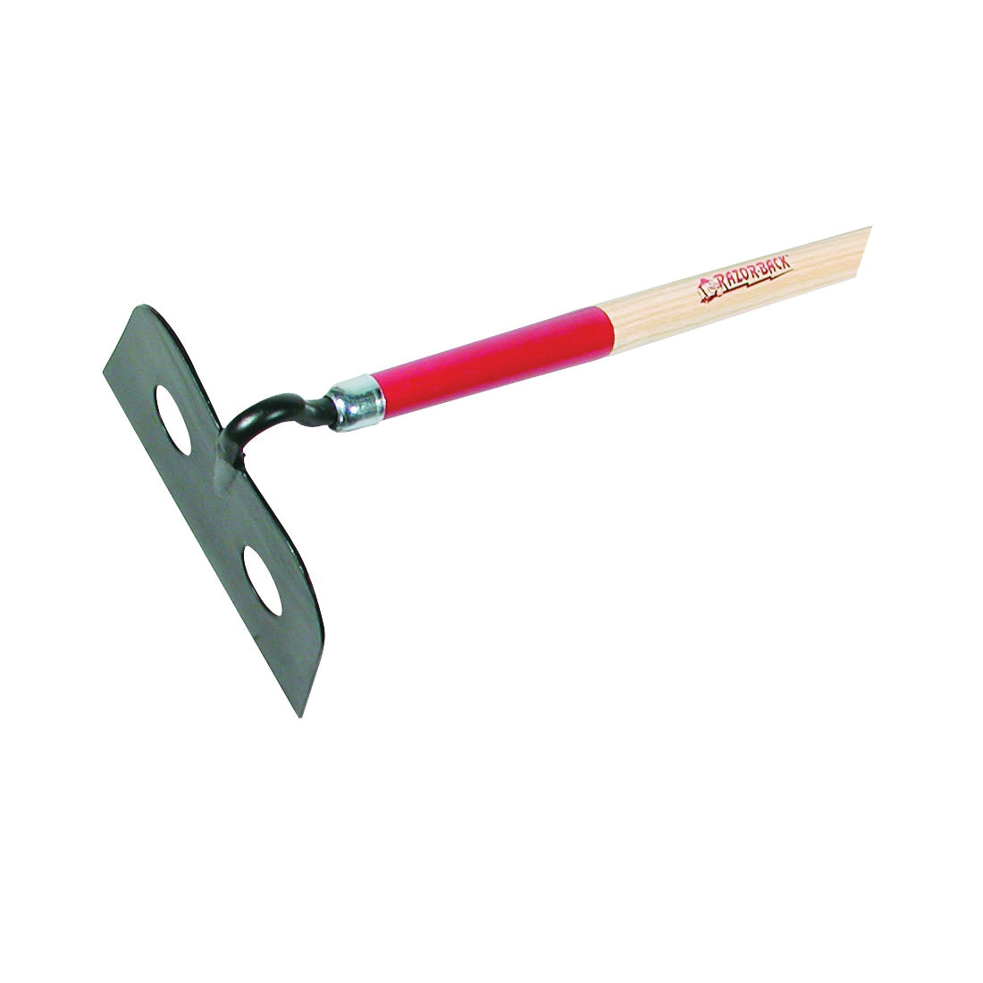 RAZOR-BACK 66158 Mason Hoe, 6 in L Blade, 10 in W Blade, Steel Blade, 66 in L Handle, Hardwood Handle