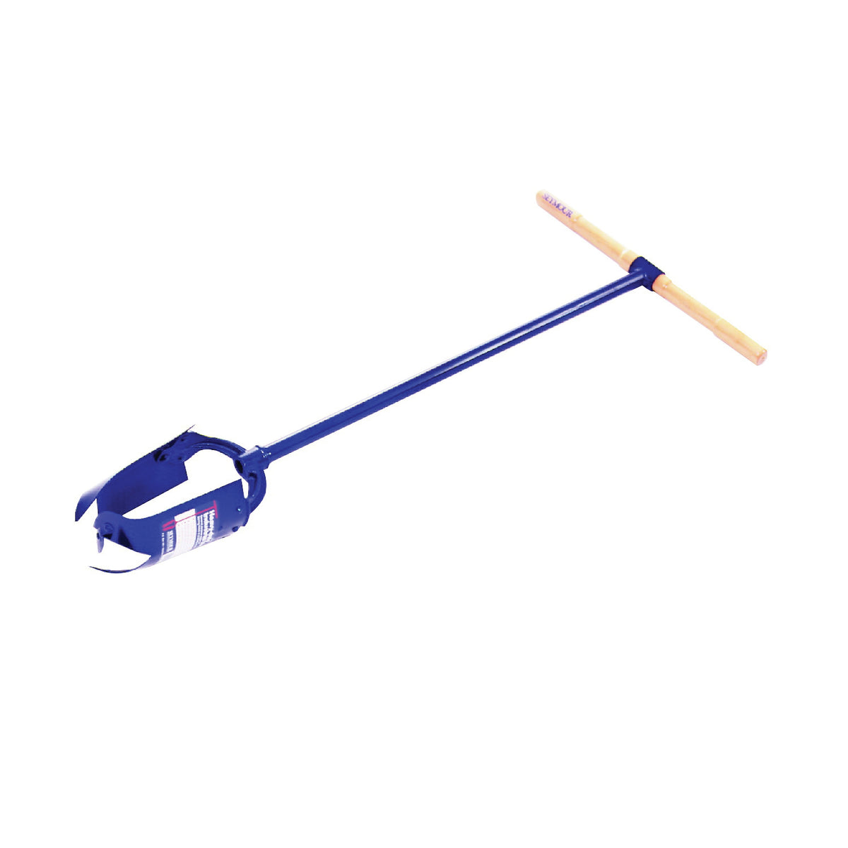 SEYMOUR S500 Industrial Series 21303 Iwan Auger, Riveted Blade, Steel Blade, Hardwood Handle, T-Shaped Handle