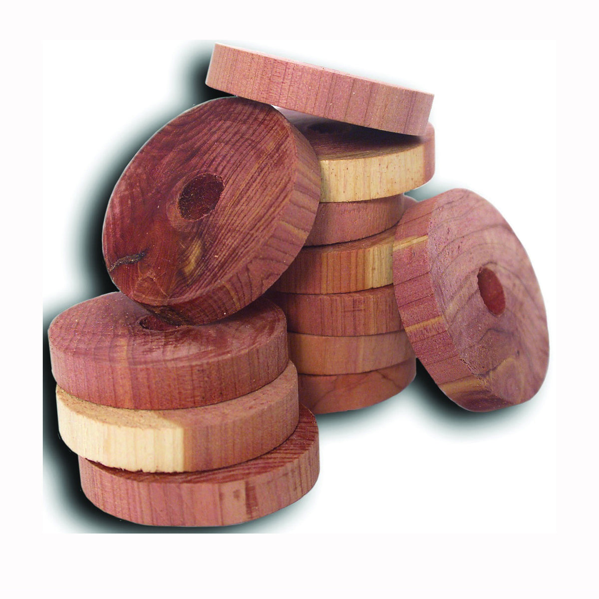 HOUSEHOLD ESSENTIALS Cedar Fresh 14306 Solid Cedar Ring, Solid, Cedar, Red