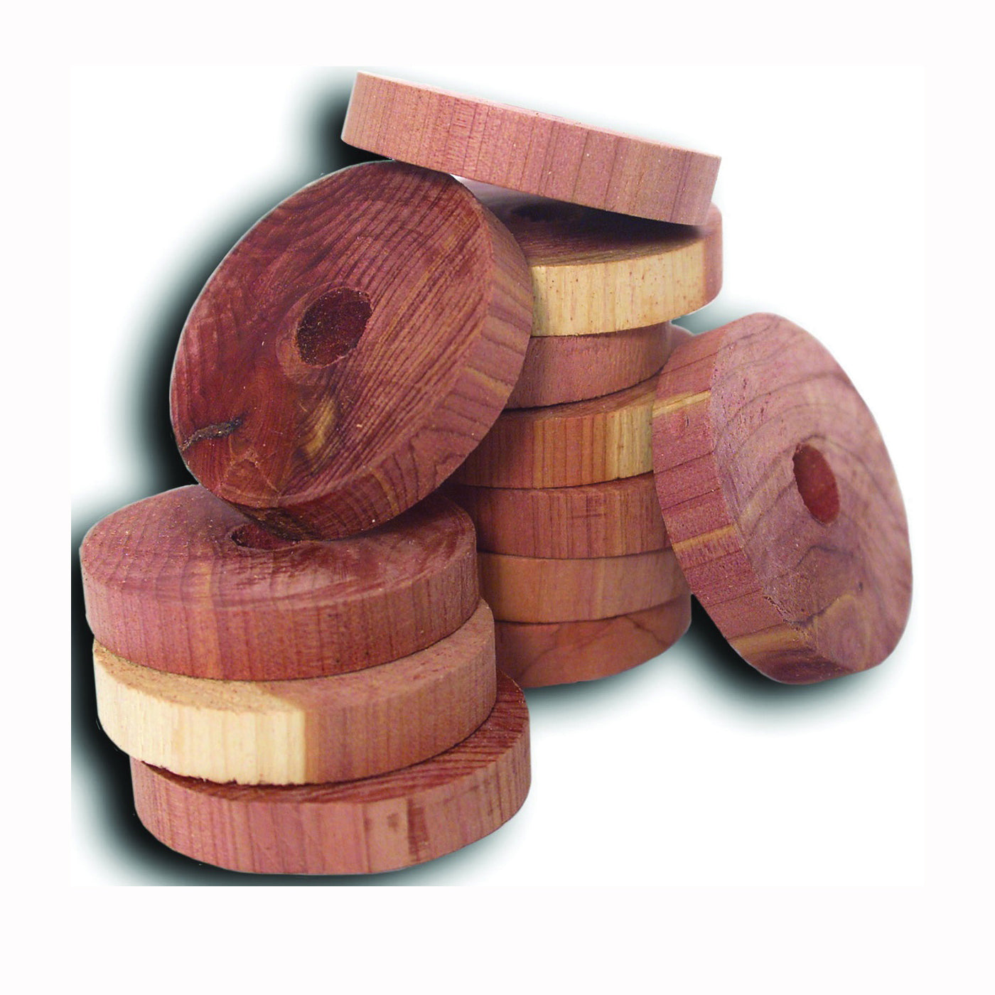 HOUSEHOLD ESSENTIALS Cedar Fresh 14306 Solid Cedar Ring, Solid, Cedar, Red