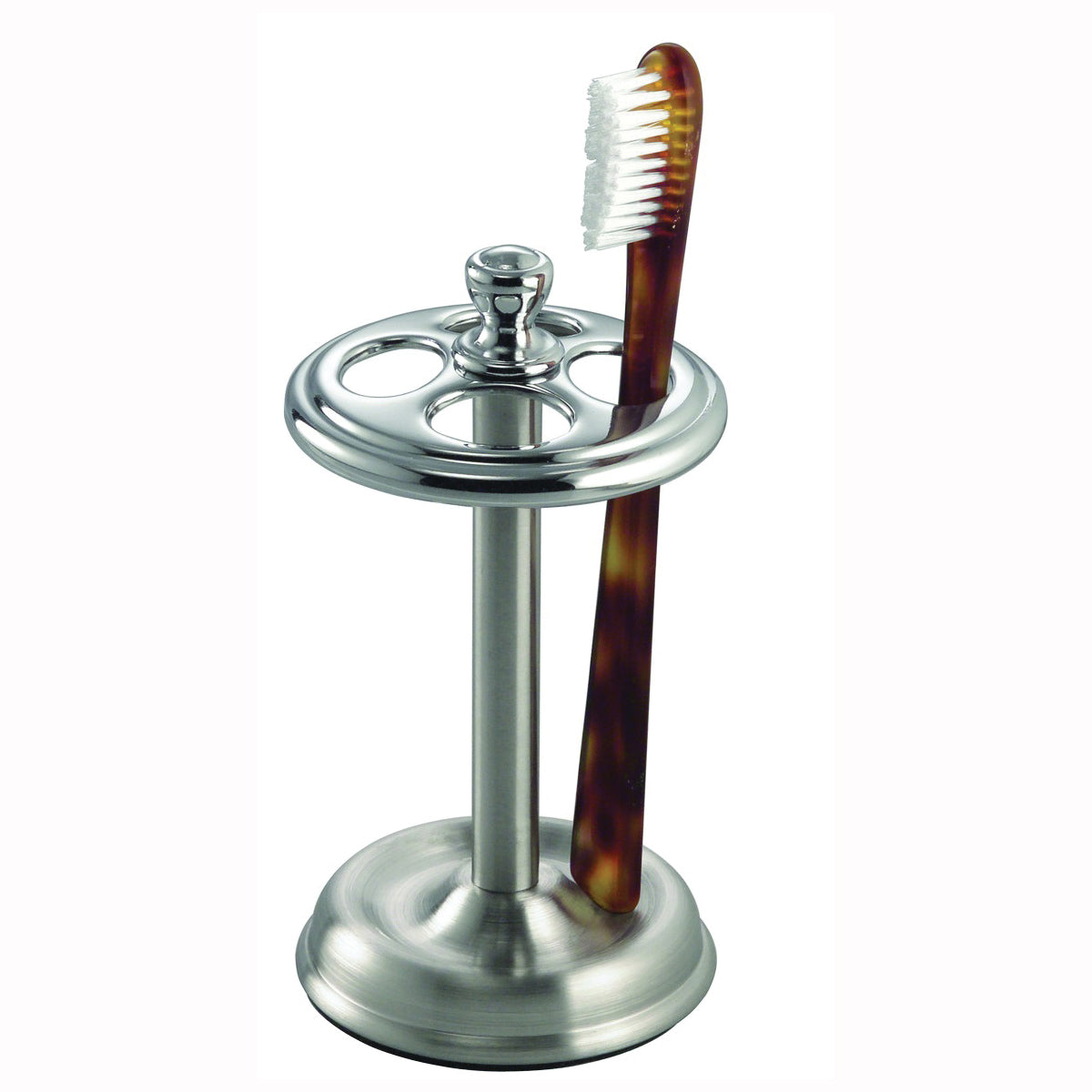 iDESIGN York Metal 76250 Toothbrush Holder, Steel