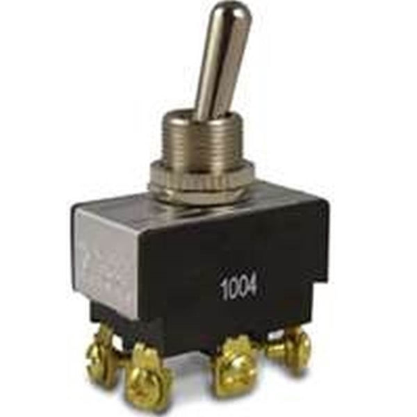 GB GSW-15 Toggle Switch, 125/250 V, DPDT, Screw Terminal