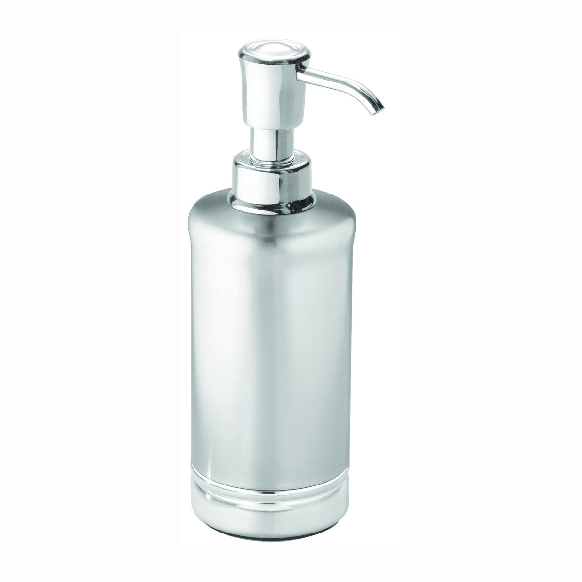 iDESIGN York Metal 76350 Soap Dispenser, 8 oz Capacity, Stainless Steel