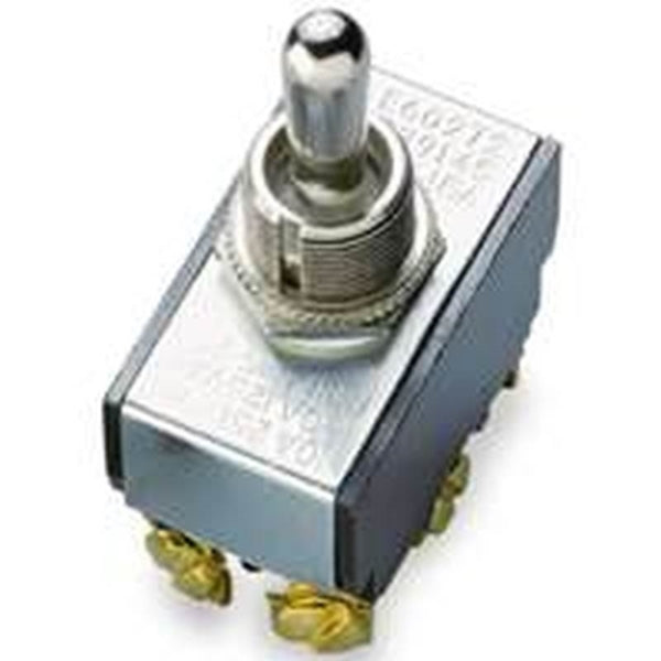 GB GSW-16 Toggle Switch, 125/250 V, DPDT, Screw Terminal, Silver