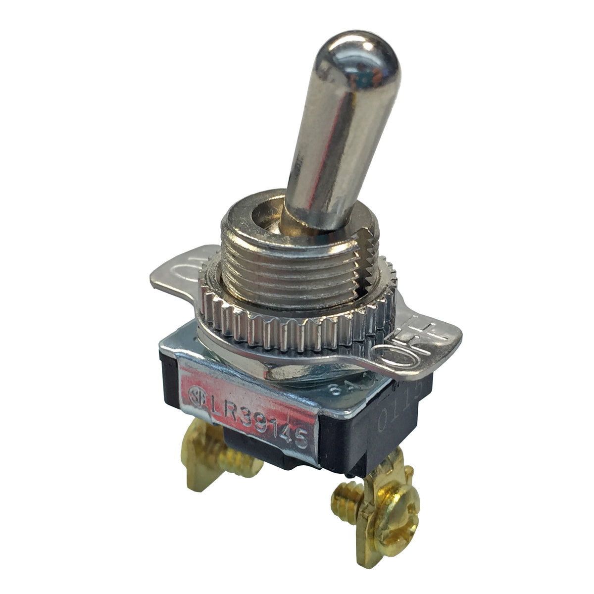 GB GSW-17 Toggle Switch, 120/240 VAC, SPST, Screw Terminal, Steel Housing Material