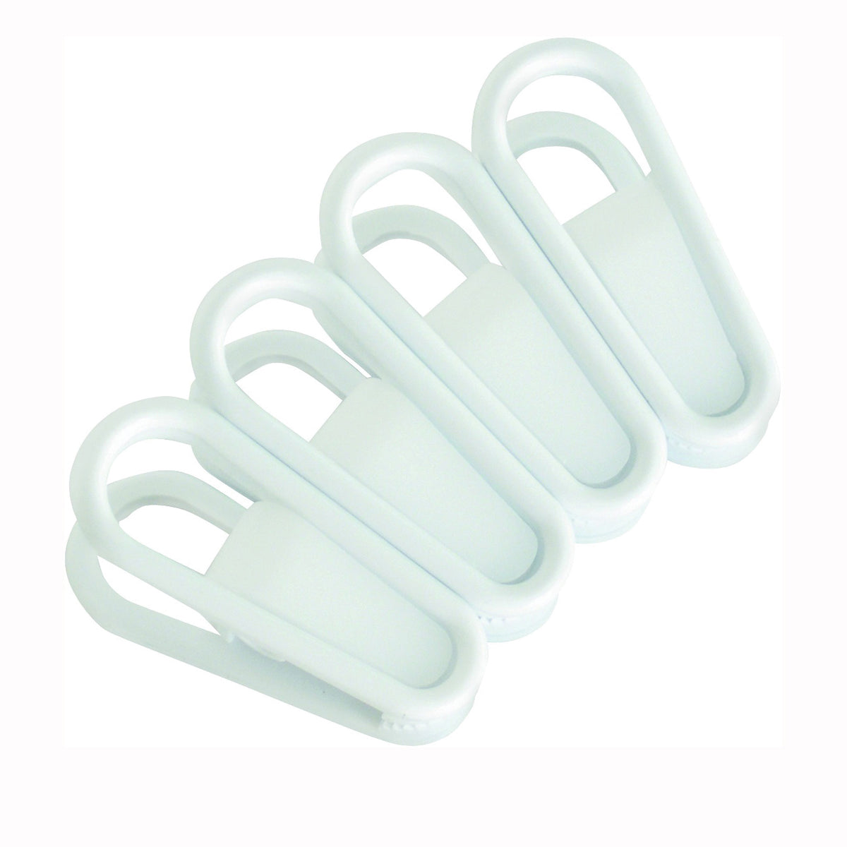 Merrick C8944A-CL24 Hanger Grip Clip, 6 in W, 4 in L, Plastic, White