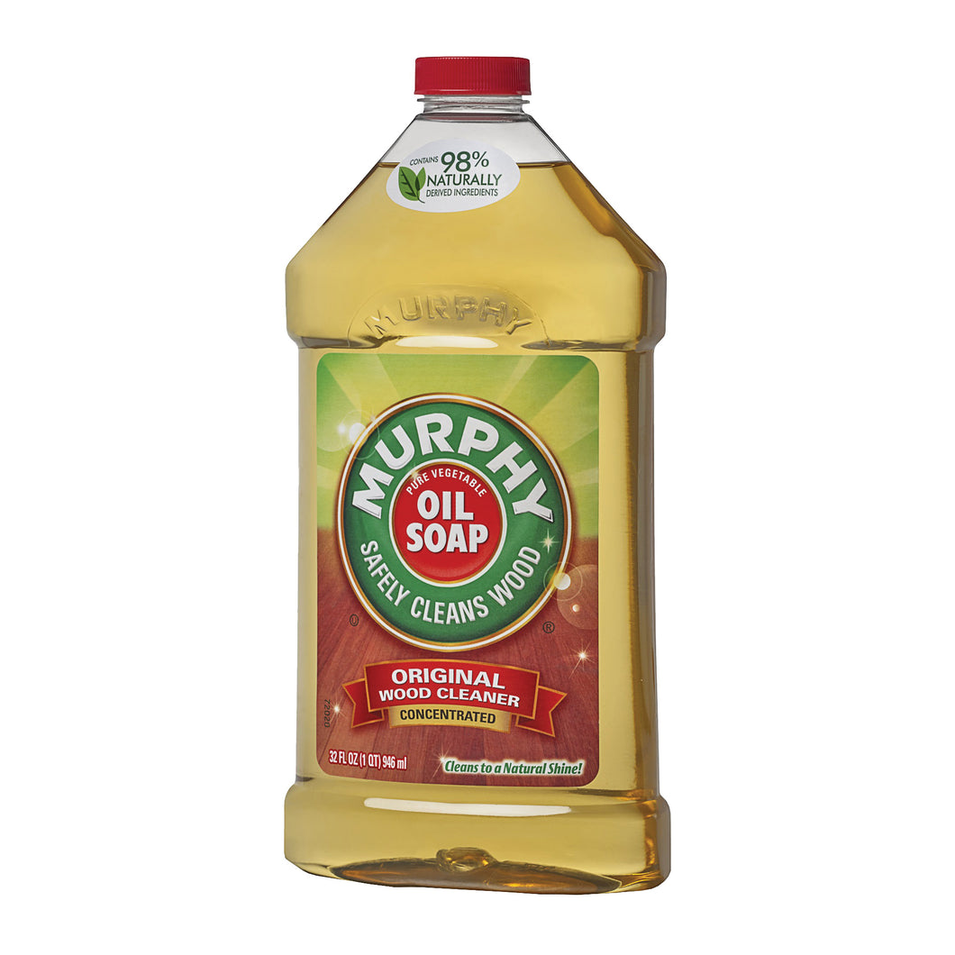 MURPHY OIL SOAP 1163 Oil Soap, 32 oz Bottle, Liquid, Citrus, Amber