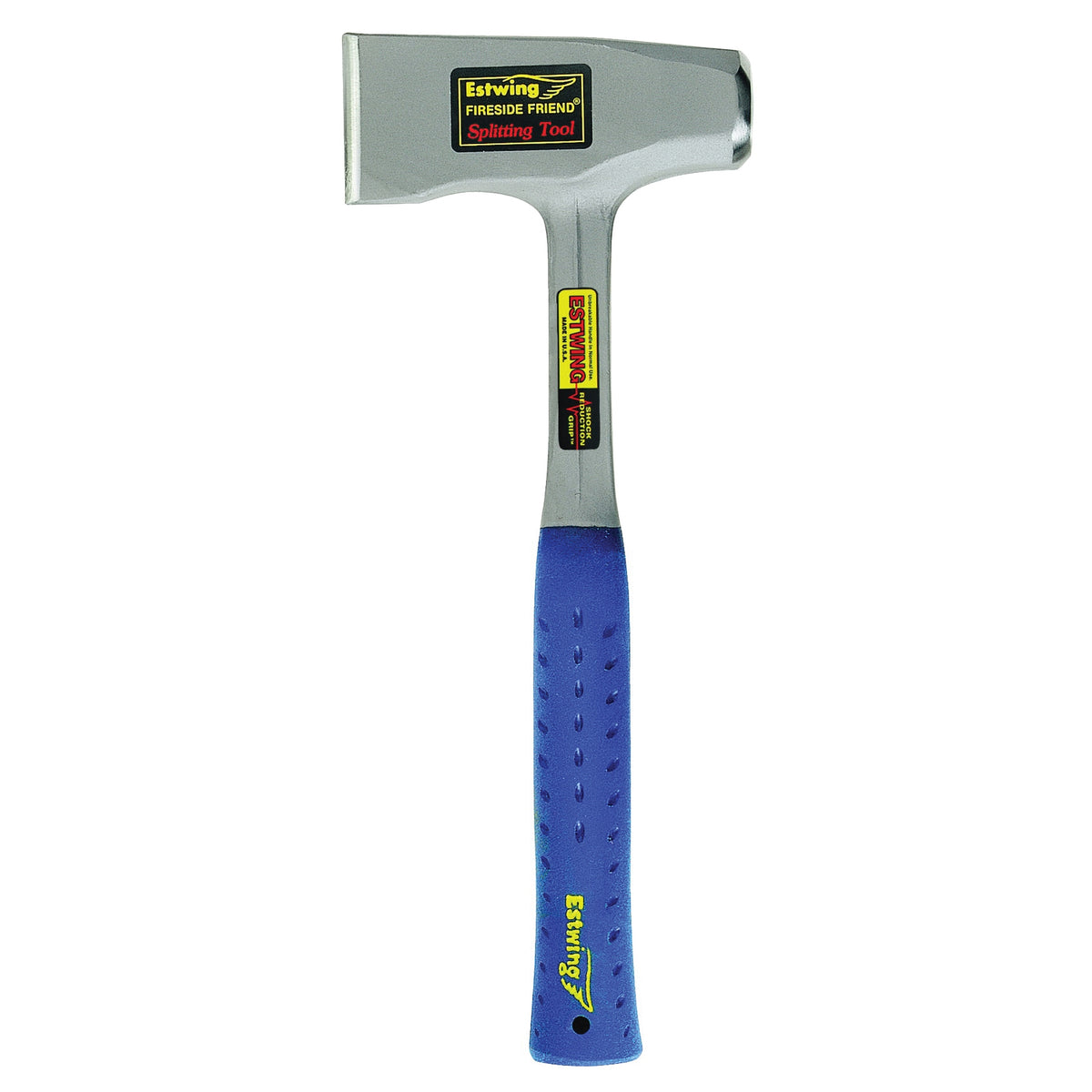 Estwing Fireside Friend E3-FF4 Single Bit Splitting Tool, 2-3/8 in Cutting Edge, 64 oz Head, Steel Head, 14 in OAL