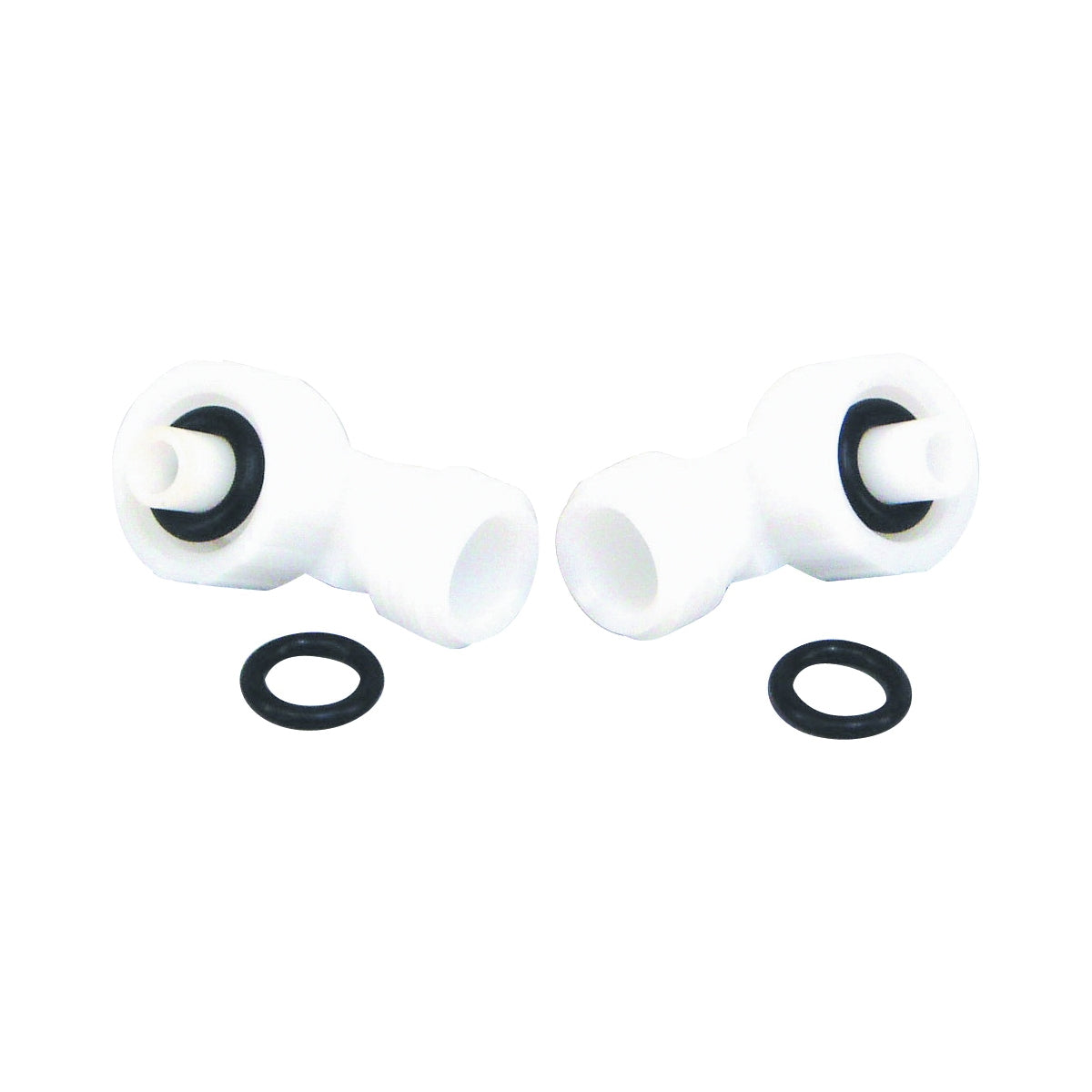 US Hardware P-1218C Hook-Up Kit, Plastic/Rubber, White