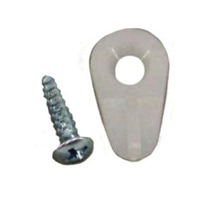 US Hardware WP-8830H Screen Clip, 1/2 in, Nylon