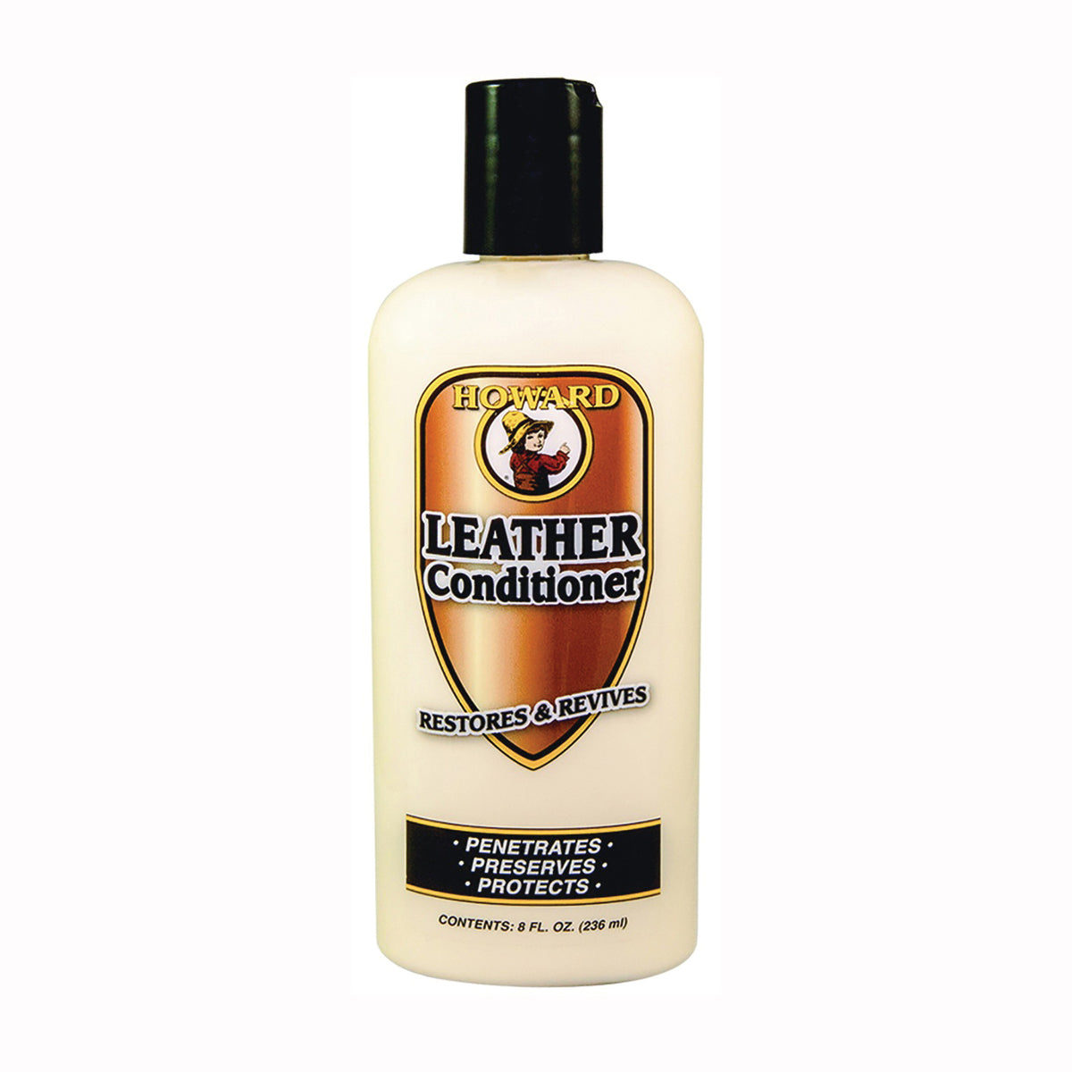 HOWARD LC0008 Leather Conditioner, 8 oz, Paste, Characteristic