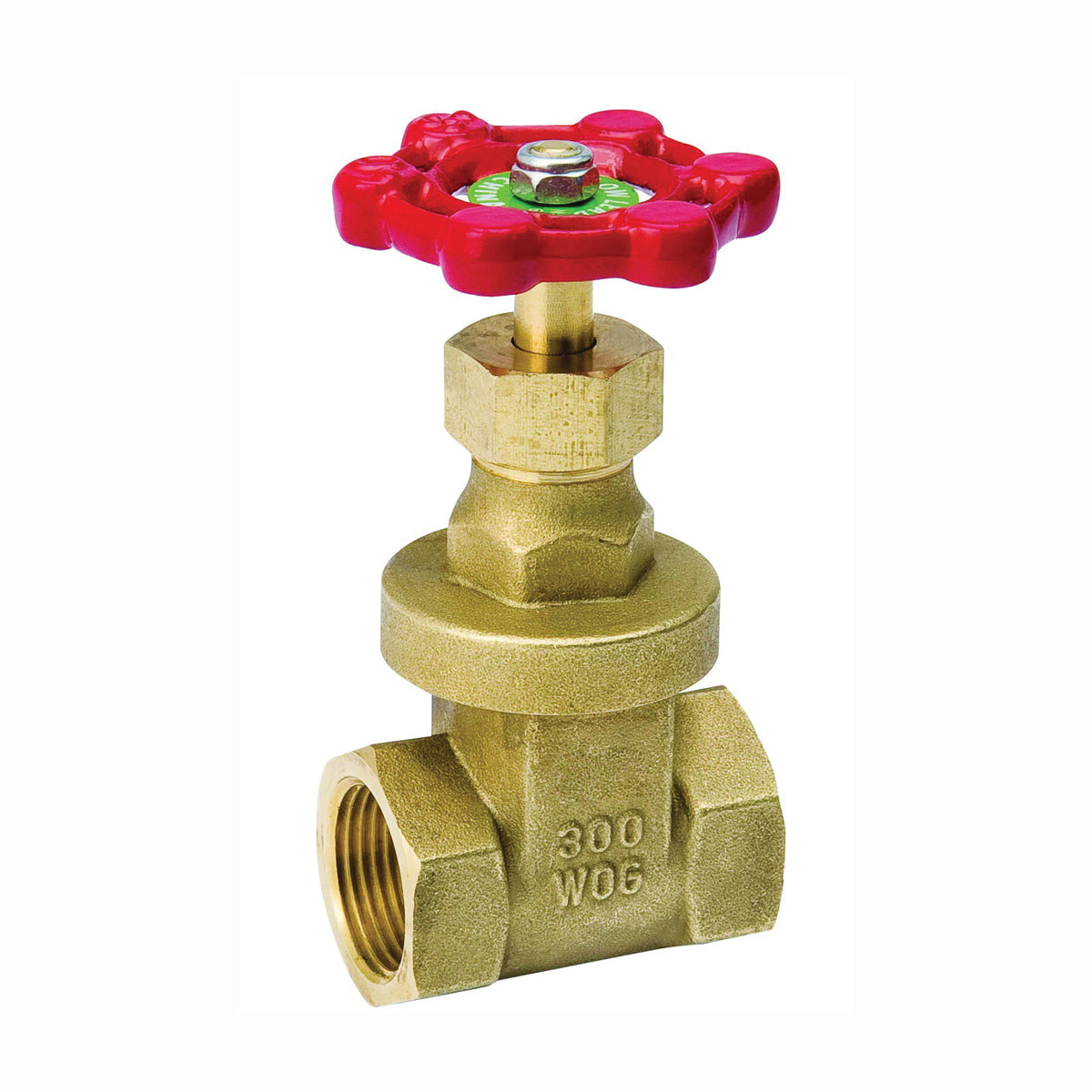 B &amp; K ProLine Series 100-002NL Gate Valve, 3/8 in Connection, FPT, 200/125 psi Pressure, Brass Body