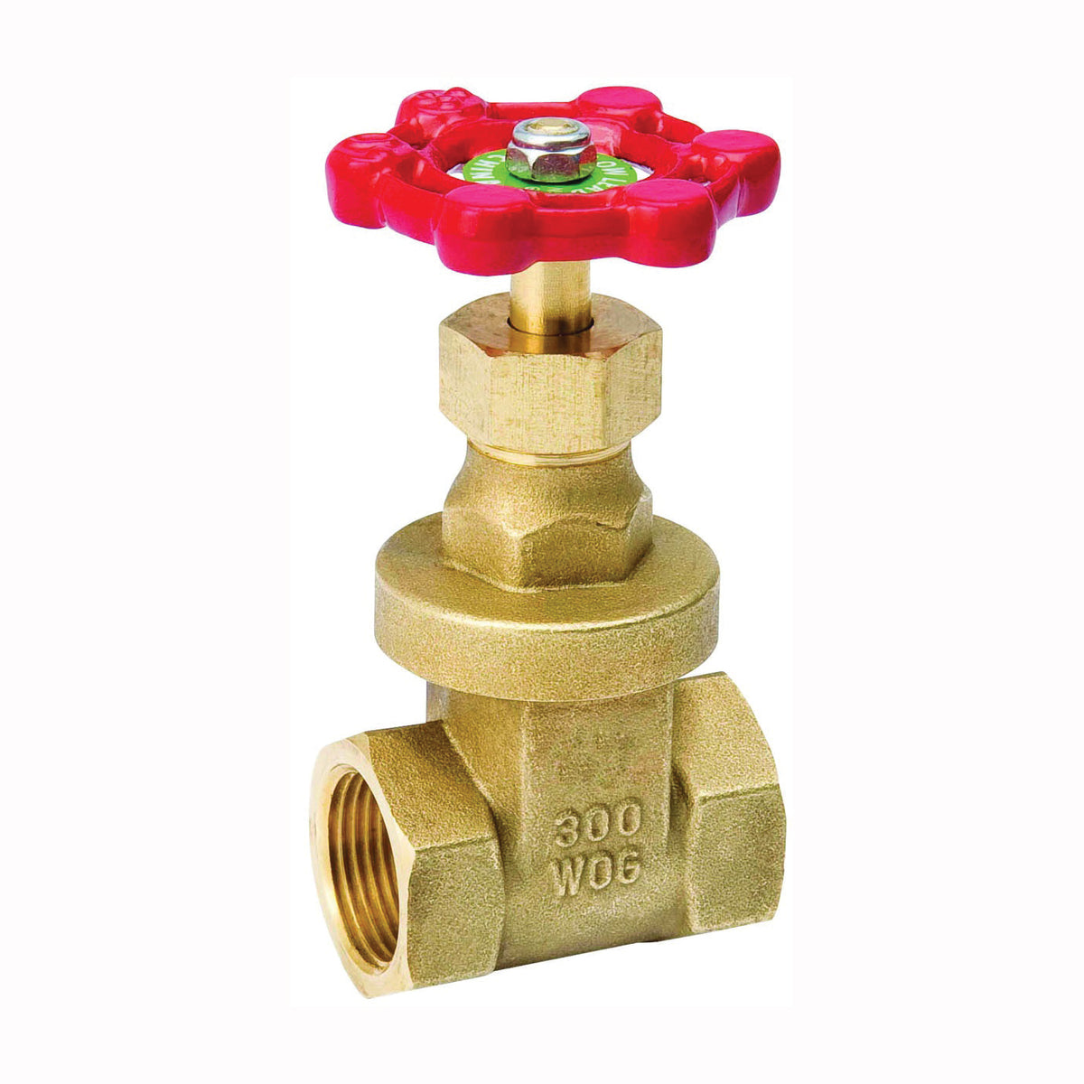 B &amp; K ProLine Series 100-203NL Gate Valve, 1/2 in Connection, FPT, 300/150 psi Pressure, Brass Body