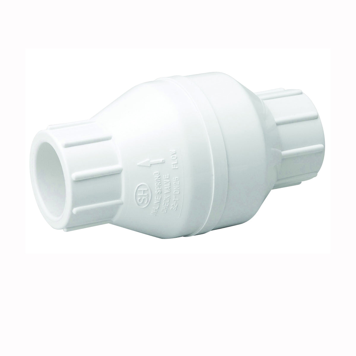 B &amp; K ProLine Series 101-608 Check Valve, 2 in, 200 psi Pressure, PVC Body