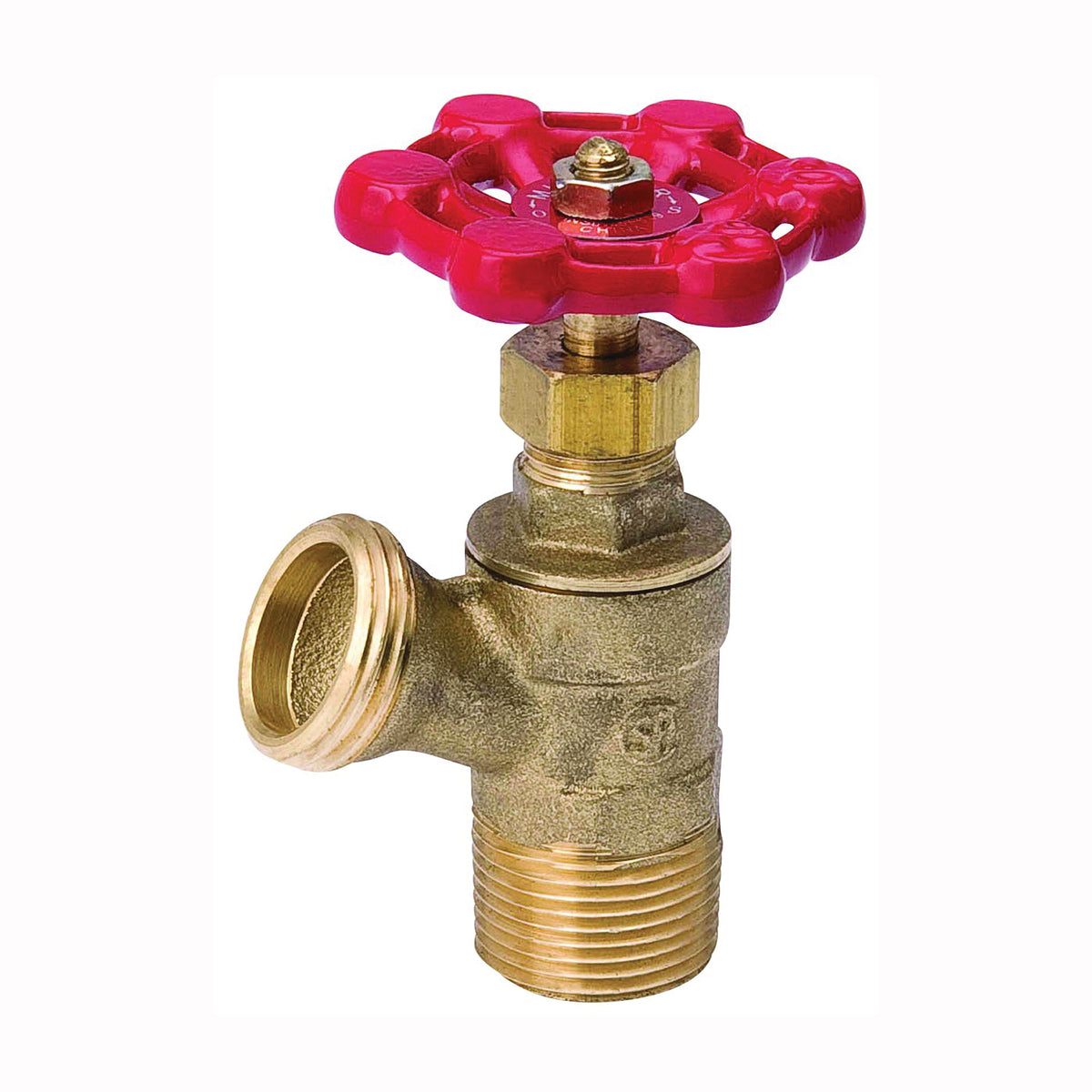 B &amp; K ProLine Series 102-703HN Boiler Drain Valve, 1/2 in Connection, MIP, 125 psi Pressure, Brass Body