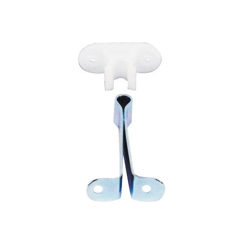 US Hardware RV-694C Door Catch, Steel, Mill