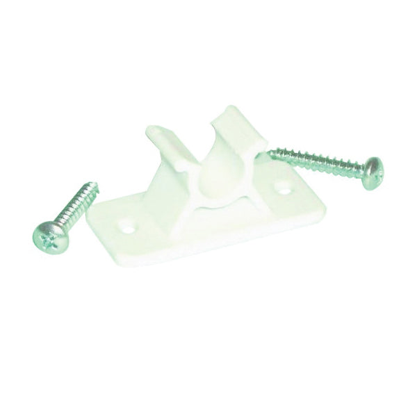 US Hardware RV-736C Door Catch, Plastic, White