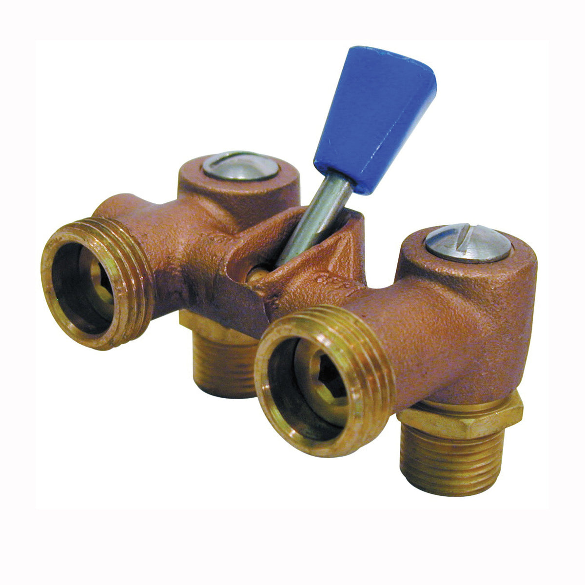 Mueller 102-207 Washing Machine Shut-Off Valve, Heavy-Duty, Brass