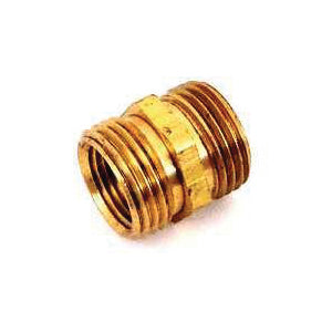 Plumb Pak PP850-61 Hose Adapter, 3/4 x 3/4 x 1/2 in, MHT x MIP x FIP, Brass, For: Garden Hose