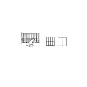 Jackson Wire 10 04 38 29 Welded Wire Fence, 100 ft L, 36 in H, 1 x 2 in Mesh, 14 Gauge, Black, Galvanized