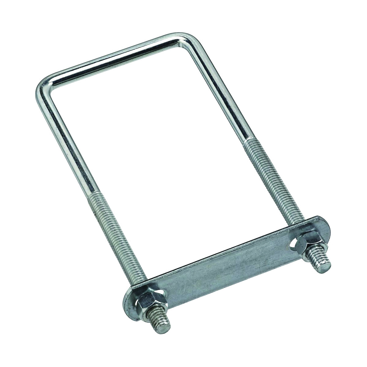 National Hardware N222-372 U-Bolt, 3/8-16 Thread, 3-3/4 in L Thread, Steel, Zinc