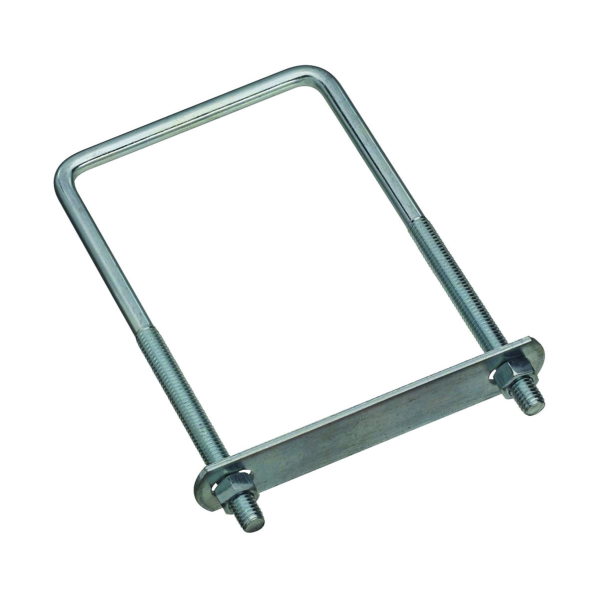 National Hardware N222-406 U-Bolt, 3/8-16 Thread, 3-3/4 in L Thread, Steel, Zinc