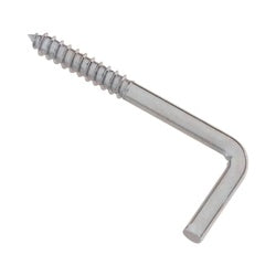 National Hardware N120-378 Square Bend Hook, 2-1/4 in L, Steel, Zinc