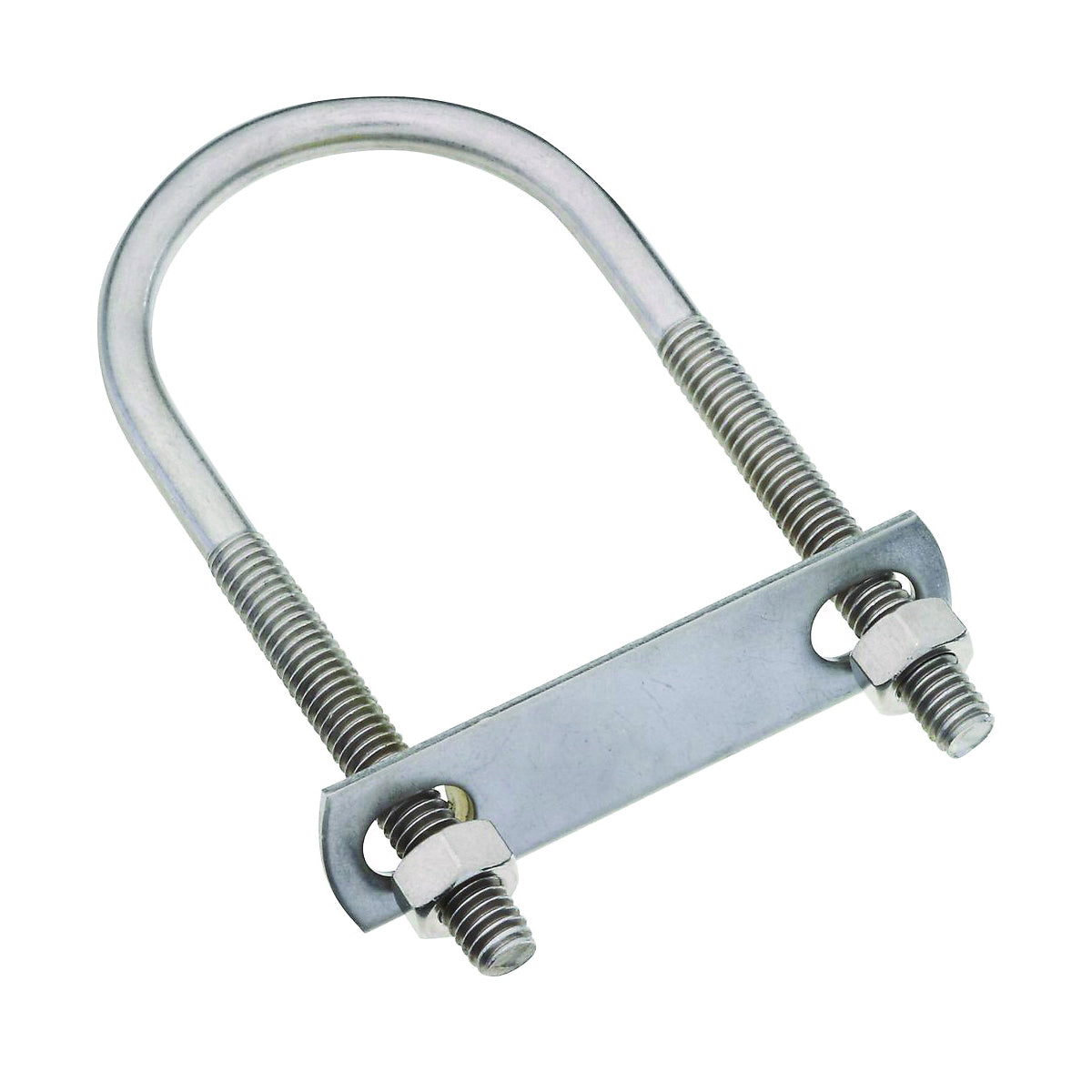 National Hardware N222-455 U-Bolt, 5/16-18 Thread, 2.61 in L Thread, Stainless Steel, Stainless Steel