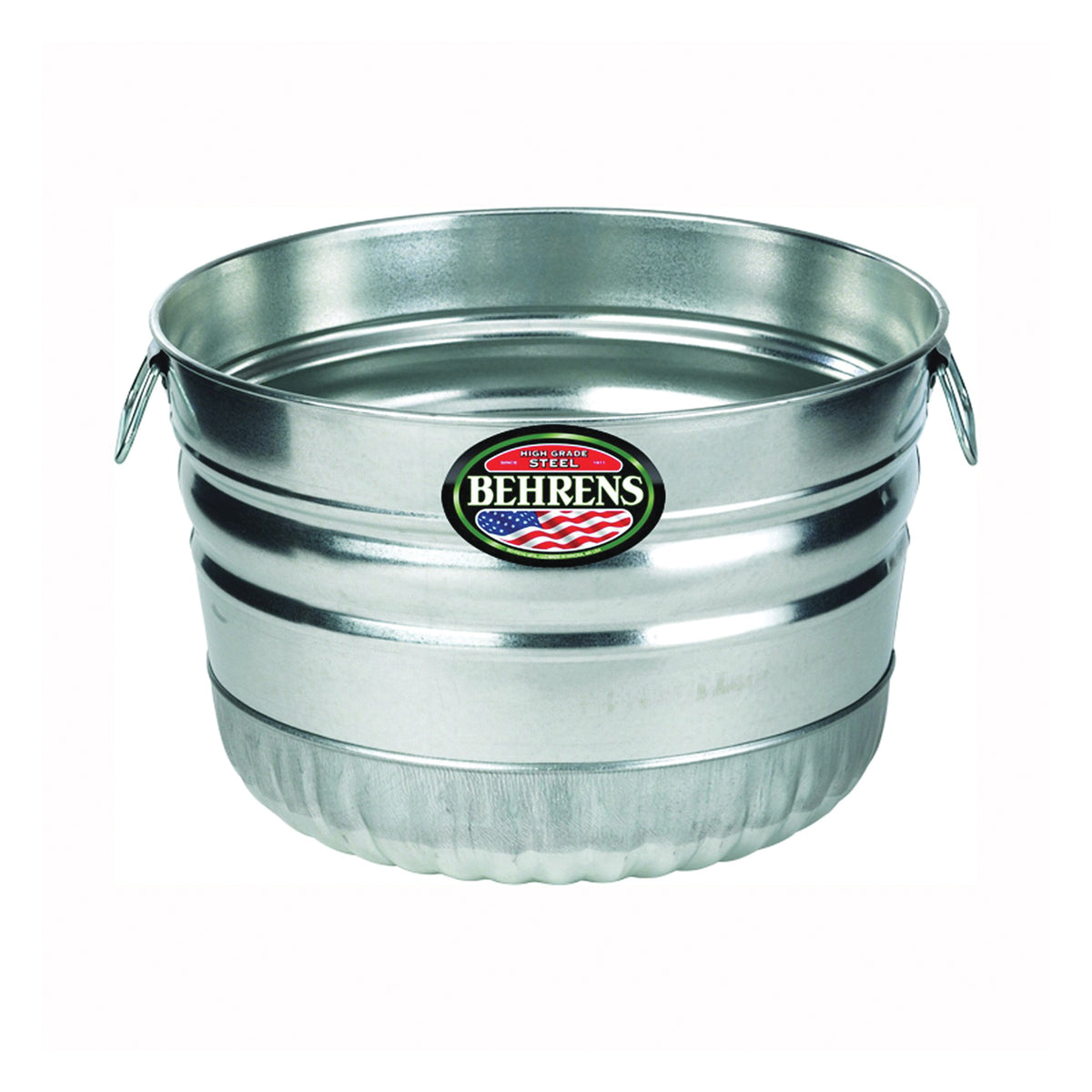 Behrens 32S Utility Basket, 1 bu Capacity, Galvanized Steel