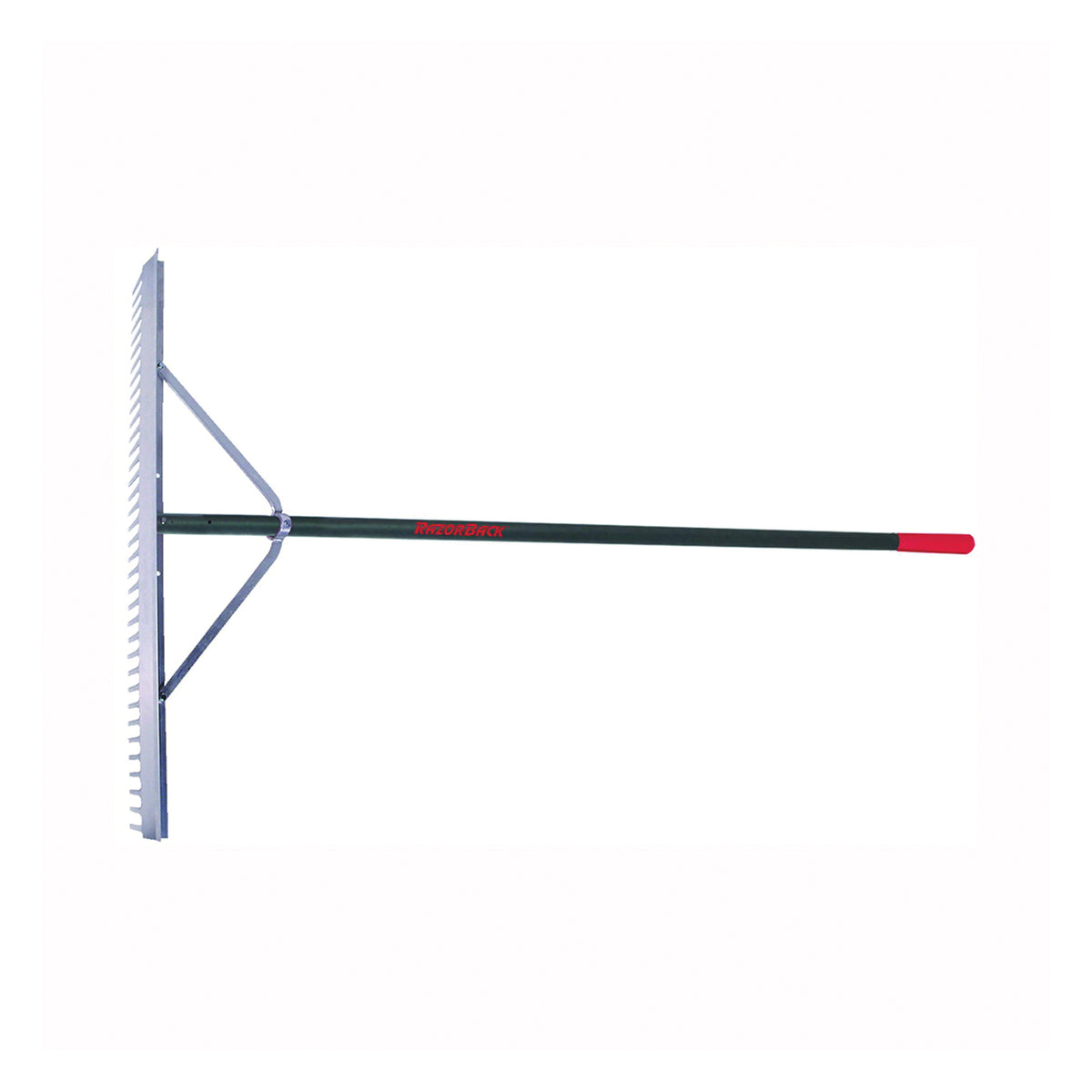 RAZOR-BACK 63000 Landscape Rake, 4.325 in L Head, 36 in W Head, 36 -Tine, Aluminum Head
