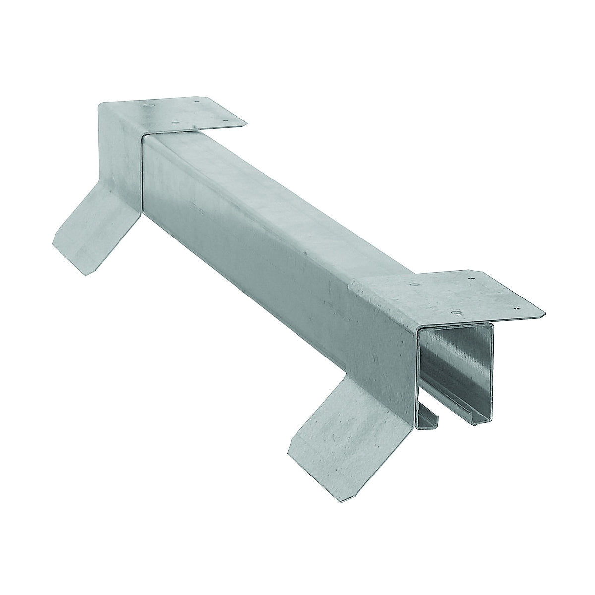 National Hardware N142-117 Box Rail, Steel, Galvanized, 10 ft L
