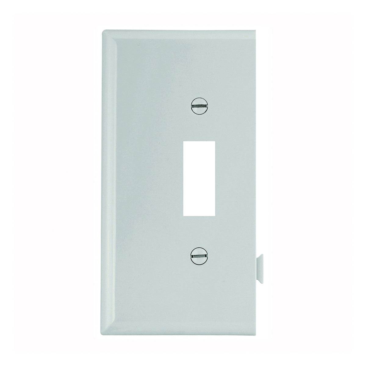 Eaton Wiring Devices STE1W Wallplate, 4-7/8 in L, 3.12 in W, 1 -Gang, Polycarbonate, White, High-Gloss