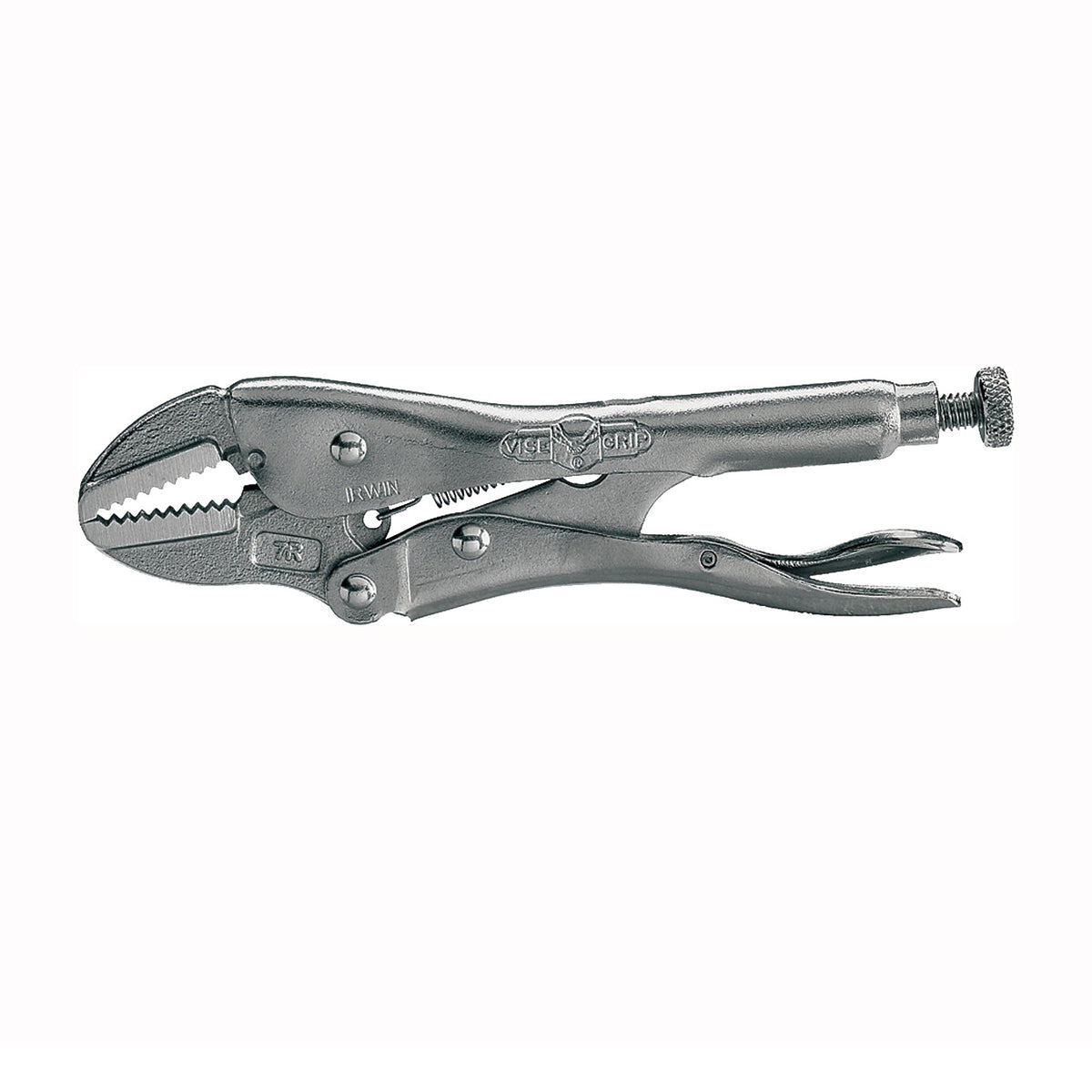IRWIN Original Series 302L3 Locking Plier, 7 in OAL, 1-5/16 in Jaw Opening, Plain-Grip Handle, 3/8 in W Jaw