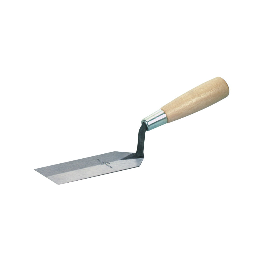 Marshalltown 52 Margin Trowel, 5 in L Blade, 2 in W Blade, HCS Blade, Wood Handle