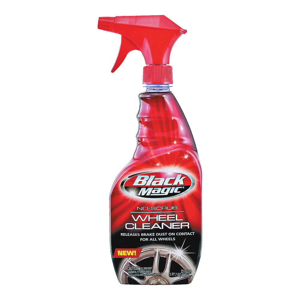 Black Magic BM41023 Wheel Cleaner, 23 oz Bottle, Liquid, Cherry