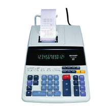 Load image into Gallery viewer, Sharp EL1197PIII Printing Calculator, 12 Display, Fluorescent Display, Off-White
