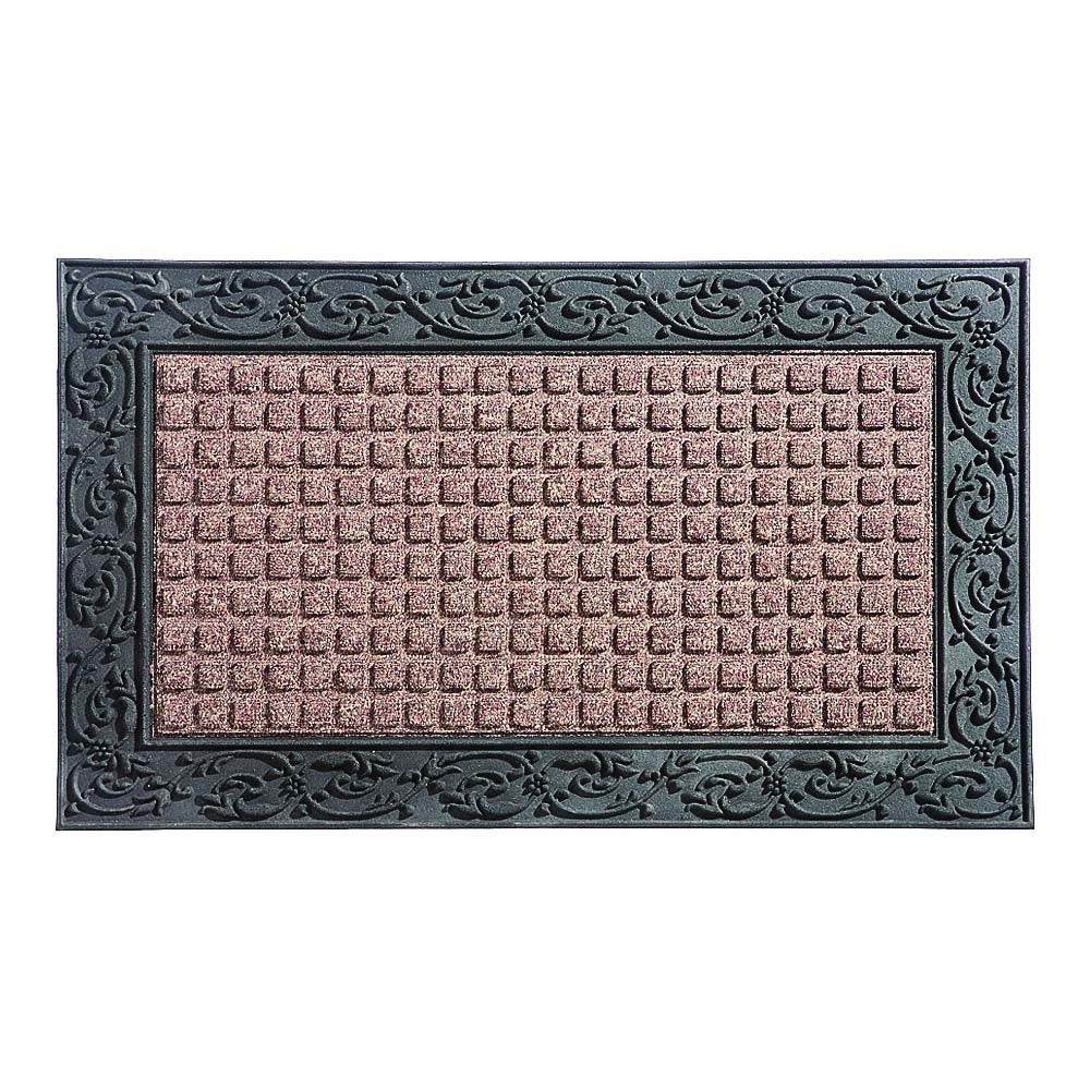 Simple Spaces 08ABSHE-30 Door Mat, 36 in L, 22 in W, Non-Woven Surface