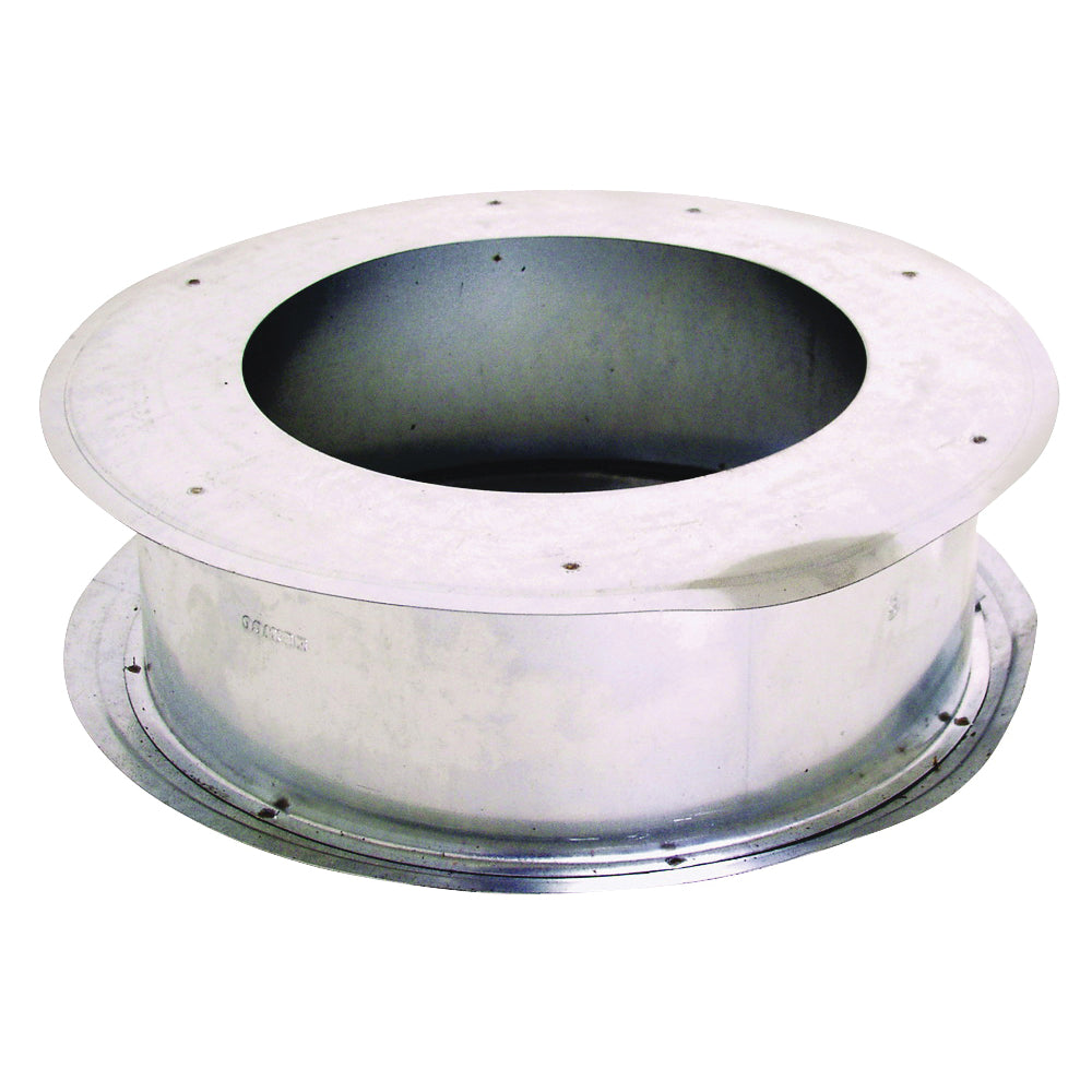 AmeriVent 4EWT Wall Thimble, 0.018 Gauge, Galvanized Steel, For: Type B Gas Vent Pipe