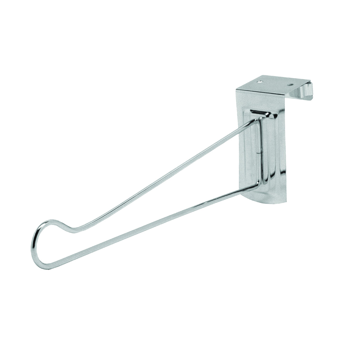 DECKO 38500 Door Hanger, Over-The-Door Mounting, Steel, Silver, Chrome