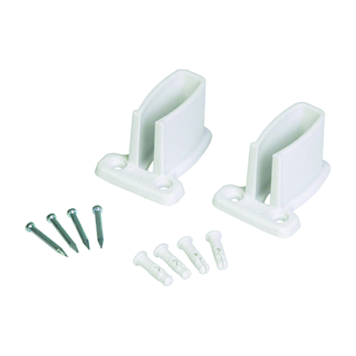 ClosetMaid 21782 Wall Bracket Bag, 2-1/8 in L, 2-7/8 in H, Resin