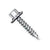 ProFIT 0278098 Post Frame Screw, #9 Thread, 1-1/2 in L, Coarse Thread, Hex Drive, Self-Piercing Point, Galvanized Steel