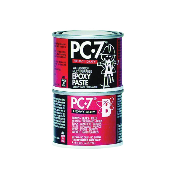 PROTECTIVE COATING PC-7 0.5LB. Epoxy Adhesive, Gray, Paste, 0.5 lb Jar
