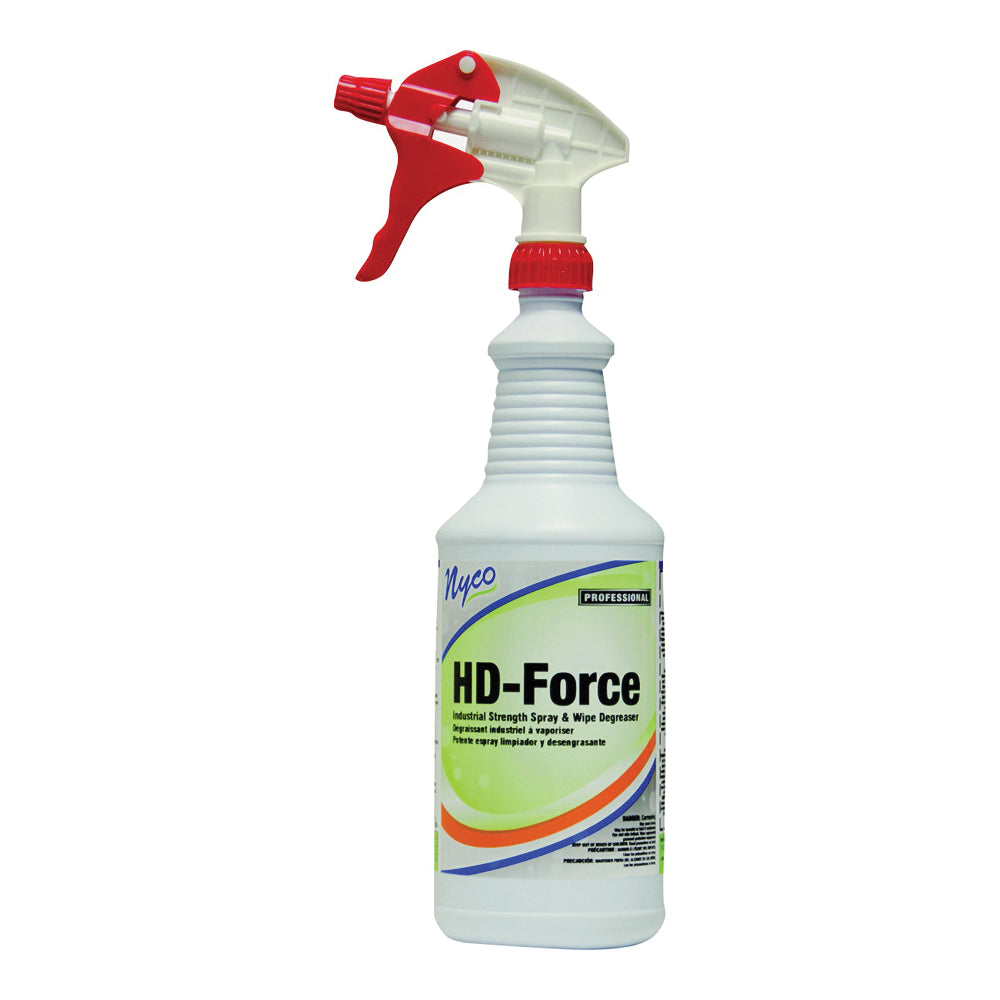 nyco HD-Force NL287-Q12S Degreaser, 12 qt, Liquid, Citrus, Red