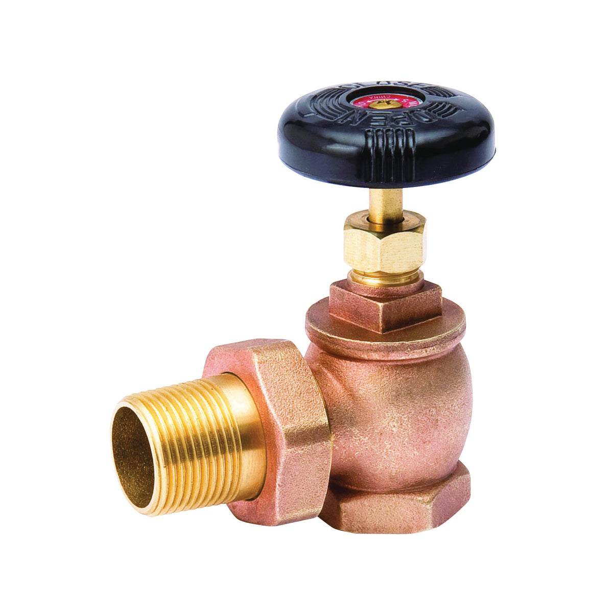 B &amp; K 109-303 Steam Radiator Valve, Angled, Brass/Bronze